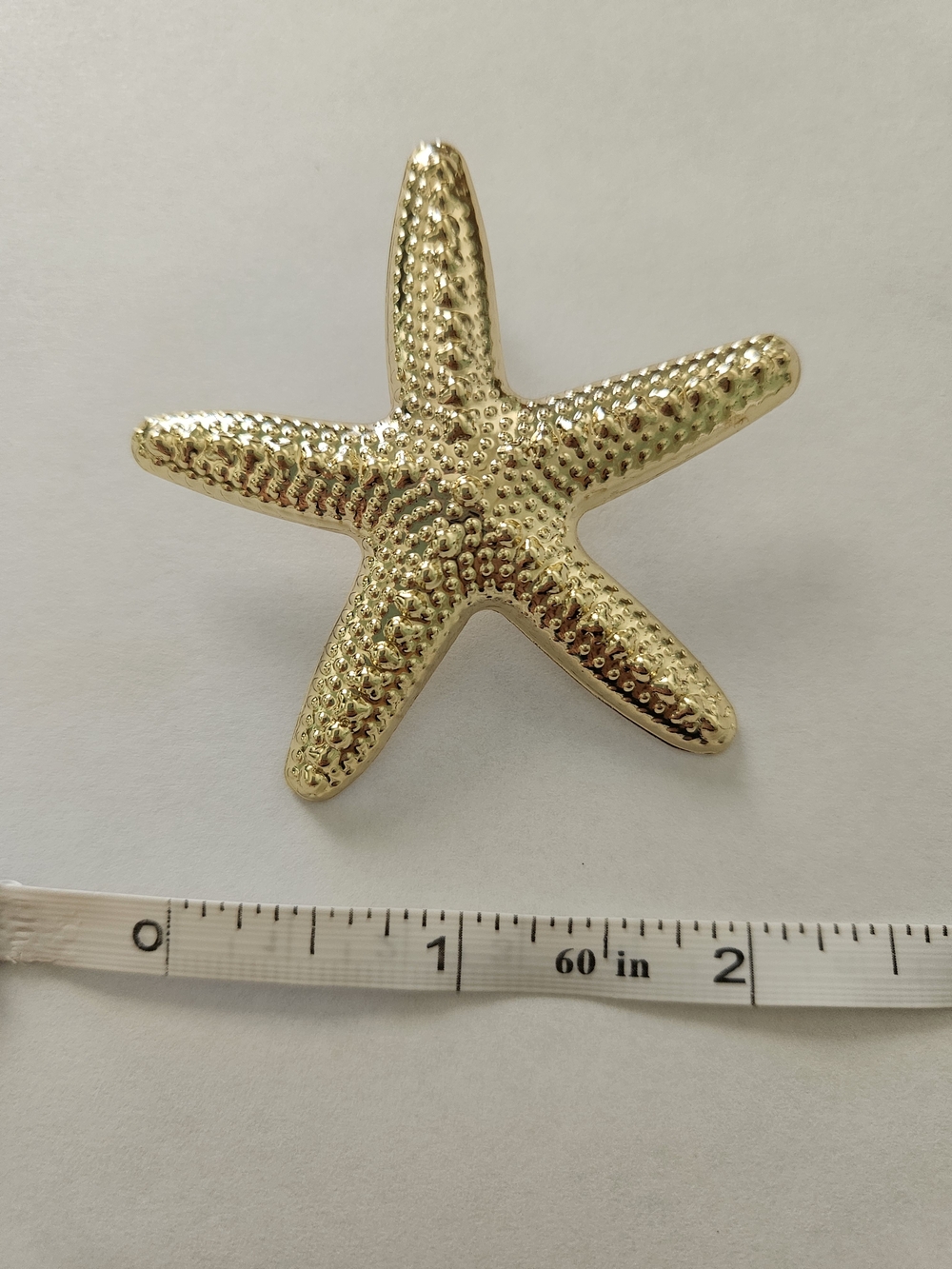 NWT Gold Starfish Necklace and Earrings Set Summer Vacation Preppy Feminine - Picture 2 of 7